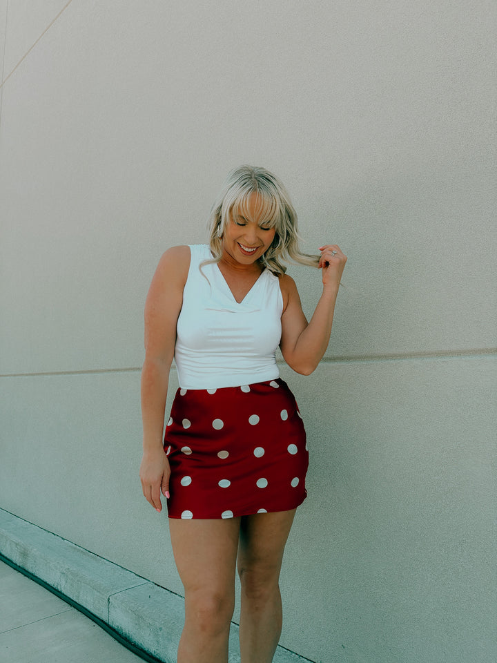 Dottie Daydream Crimson Skort