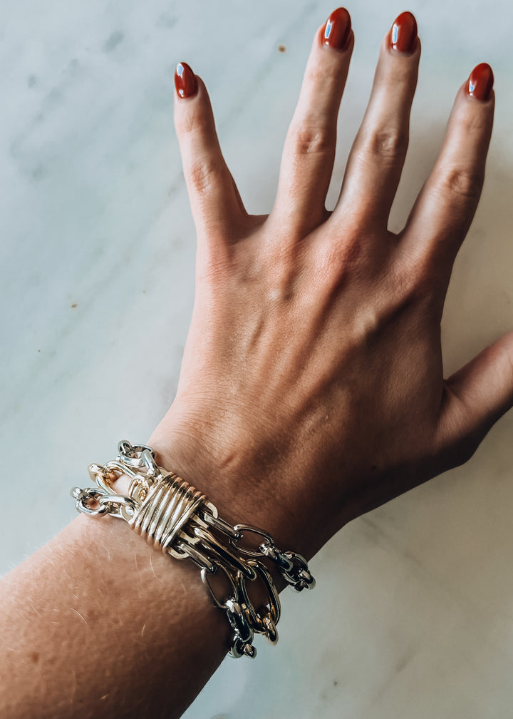 Trio Two Tone Bracelet