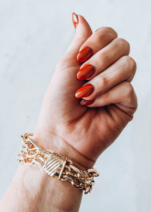 Trio Gold Chain Bracelet