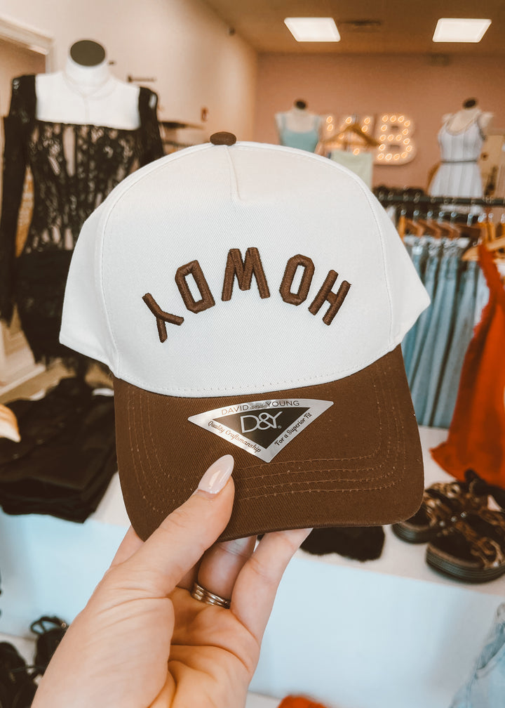 Howdy Upside Down Trucker Hat