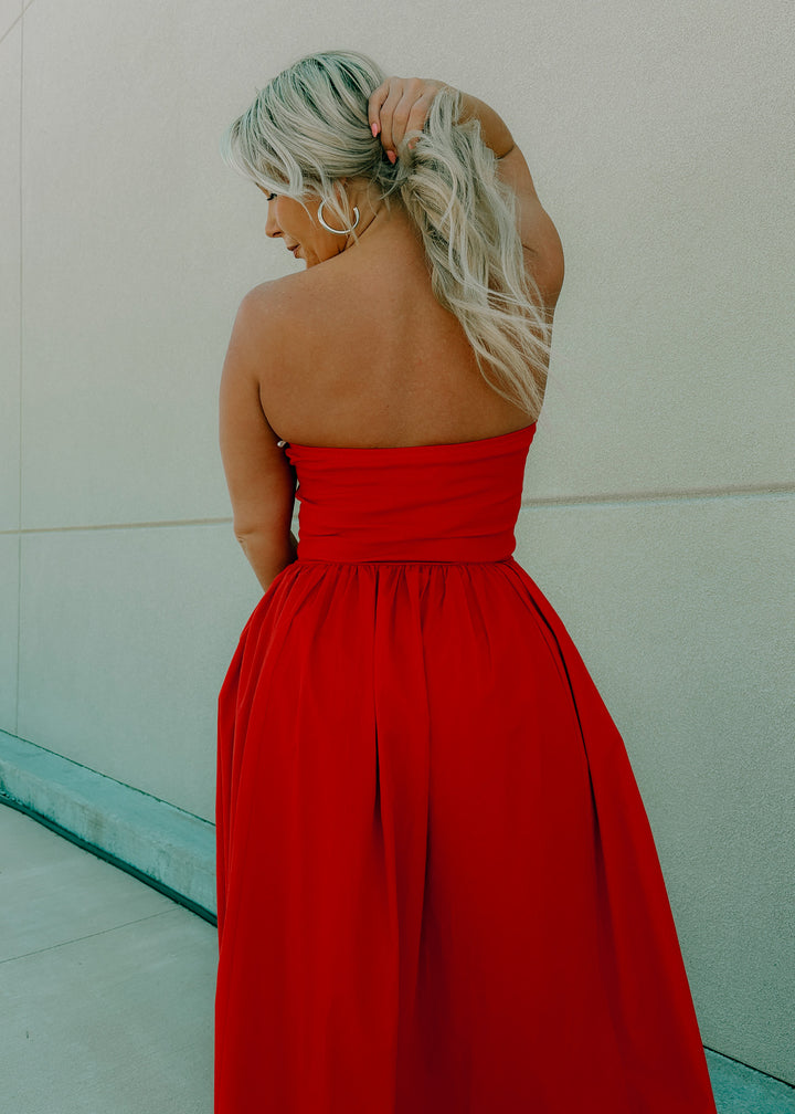 Cherry Cola Midi Dress
