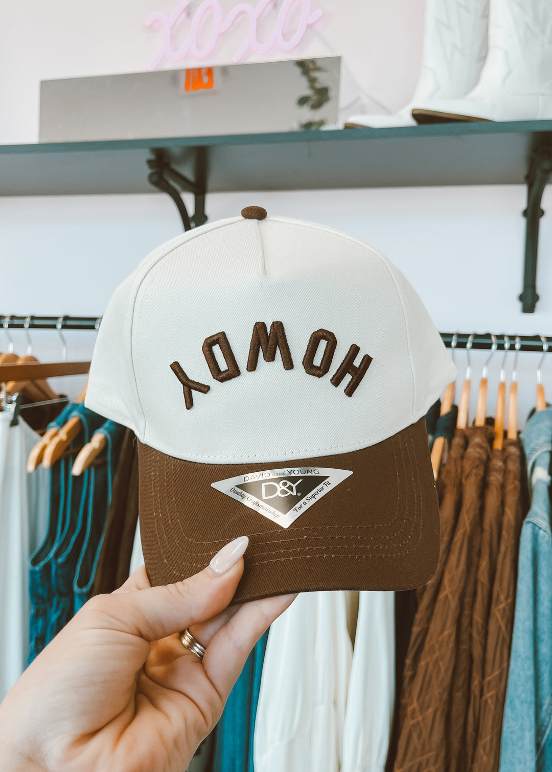 Howdy Upside Down Trucker Hat