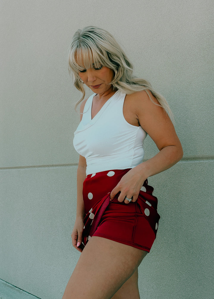 Dottie Daydream Crimson Skort