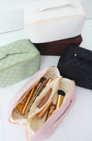 Rosemary Leather Makeup Bags