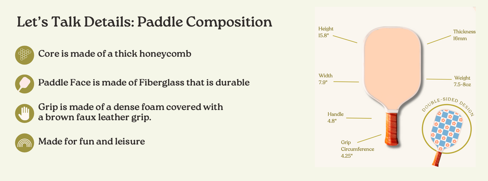 Pink Checkerboard Pickleball Paddle