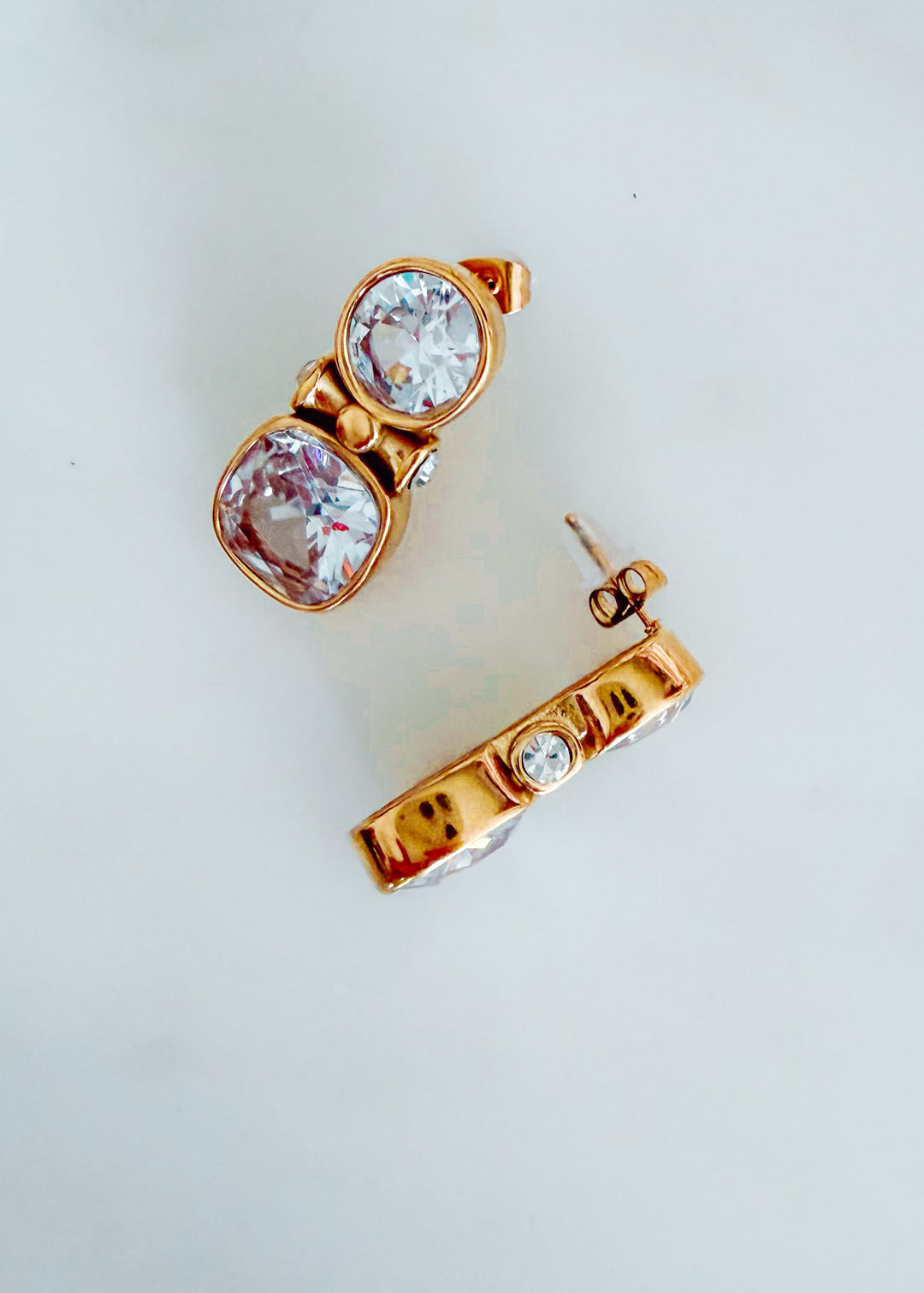 Double Geo Stud Earring