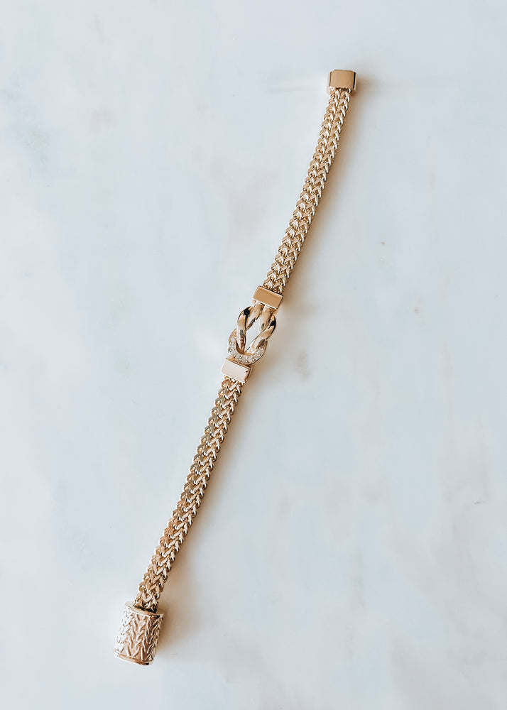 Gold Chain Magnet Lock Bracelet