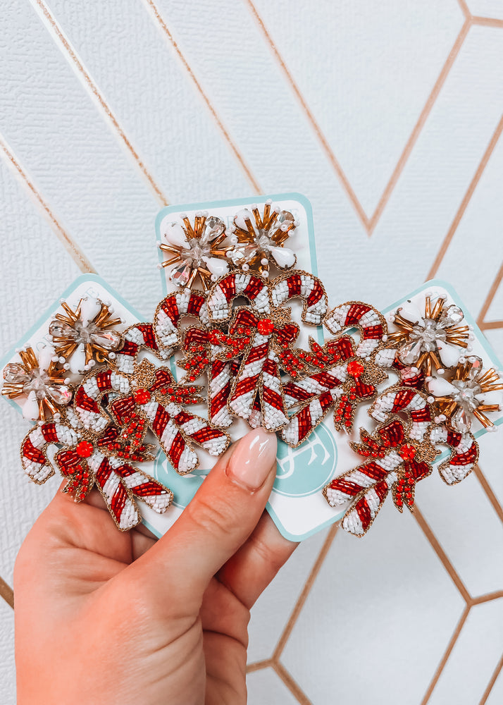 Candy Cane Earrings