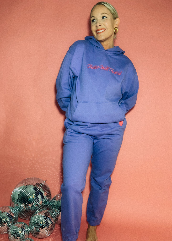 Heart You Lavender BWB Hoodie