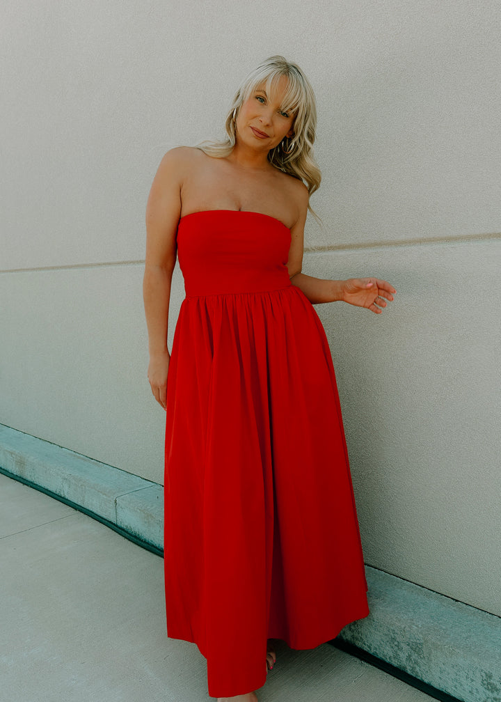 Cherry Cola Midi Dress