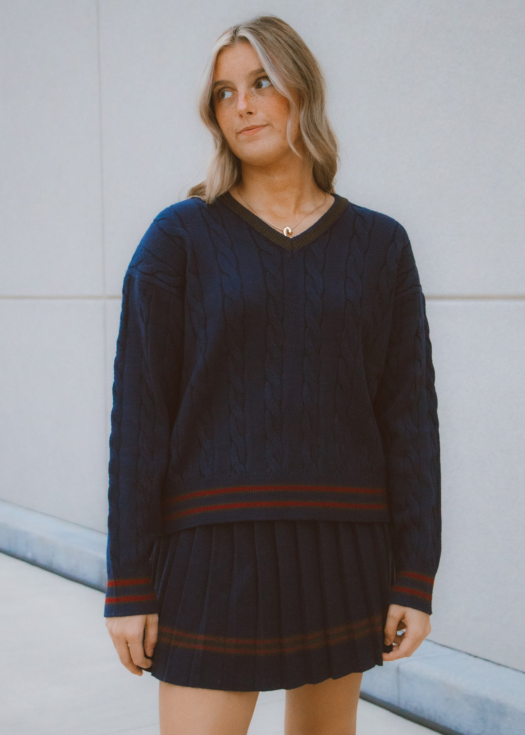 Easton Prep Cableknit Sweater