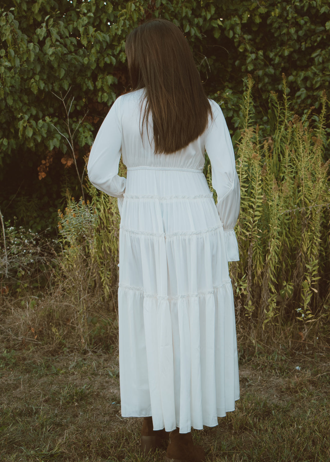 Candlelight Cozy Cream Midi Dress