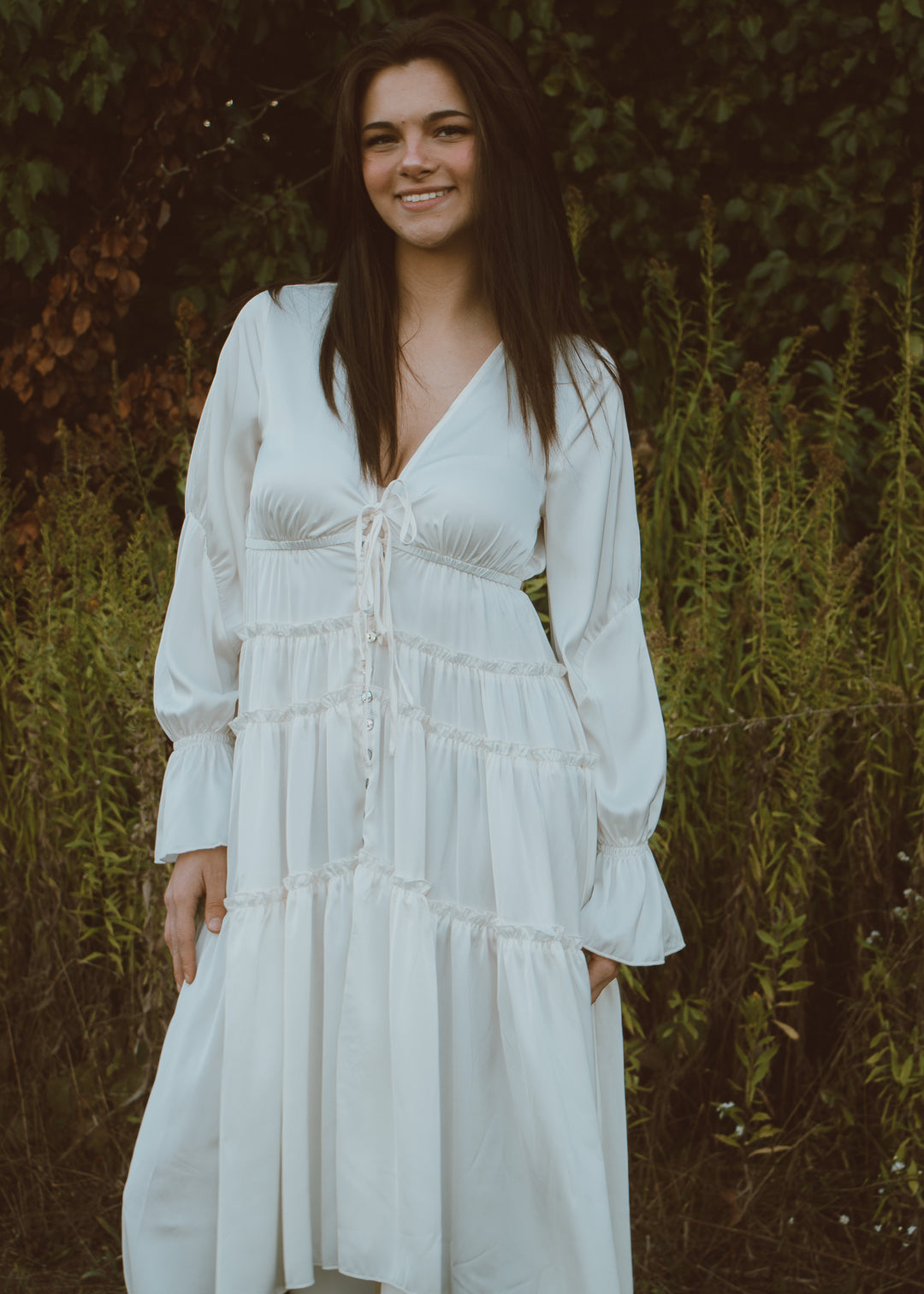 Candlelight Cozy Cream Midi Dress M Candlelight Cozy Cream Midi Dress M