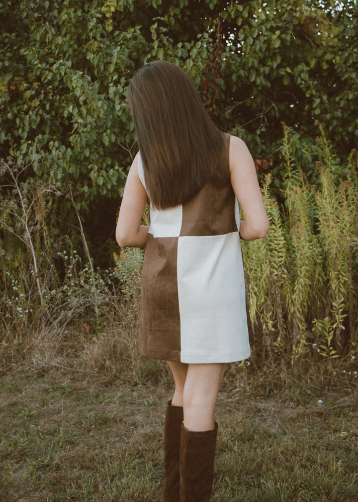 suede dress