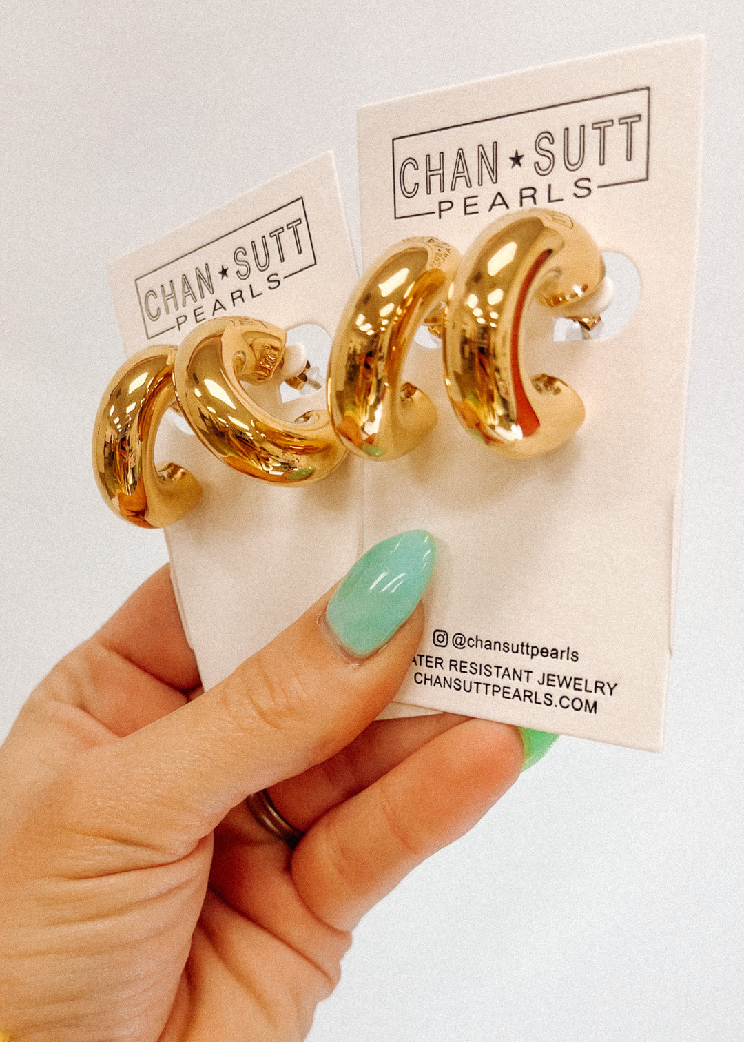 Smooth Gold Hoops