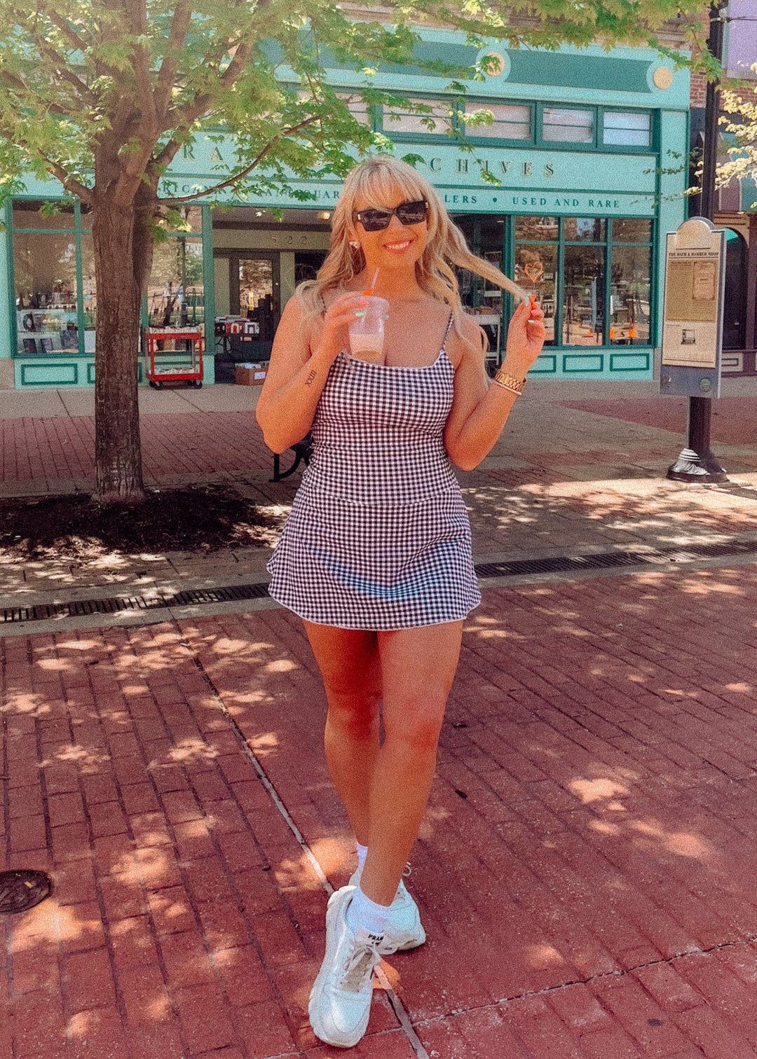 Gingham On the Go Dress