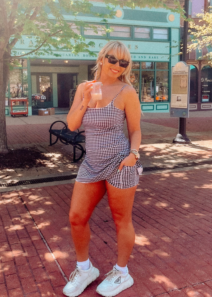 Gingham On the Go Dress