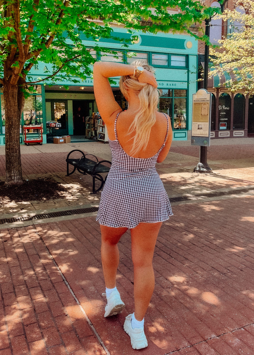Gingham On the Go Dress