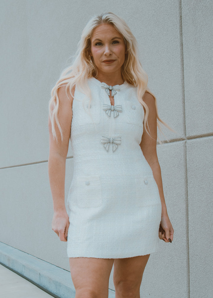 Snow Queen White Mini Dress