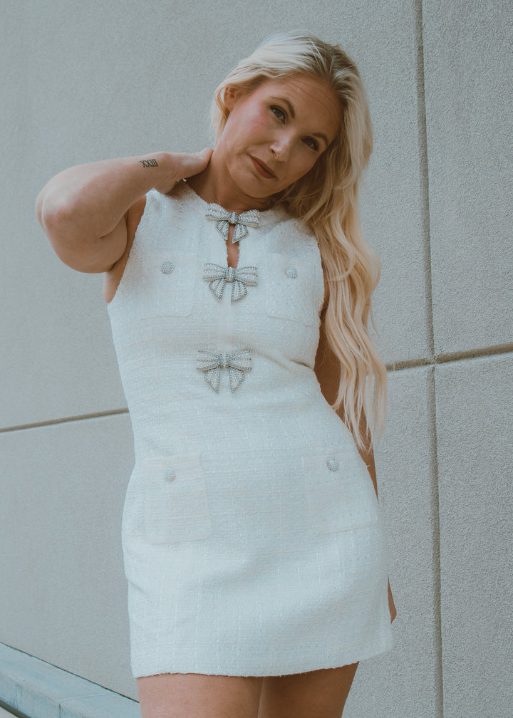 Snow Queen White Mini Dress