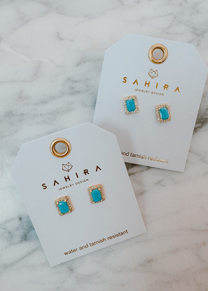 Nora Turquoise Studs