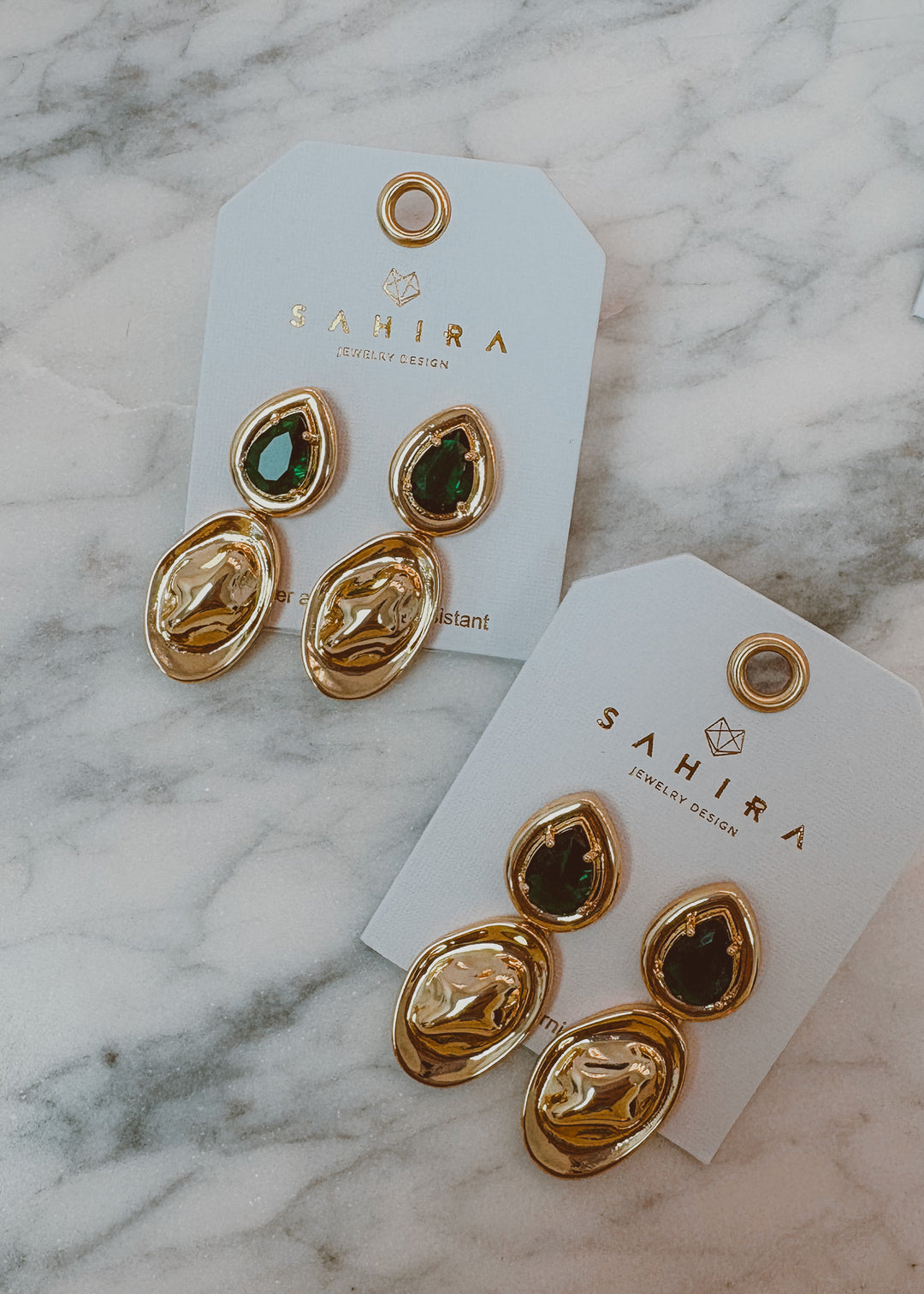 Virginia Emerald Drop Earring