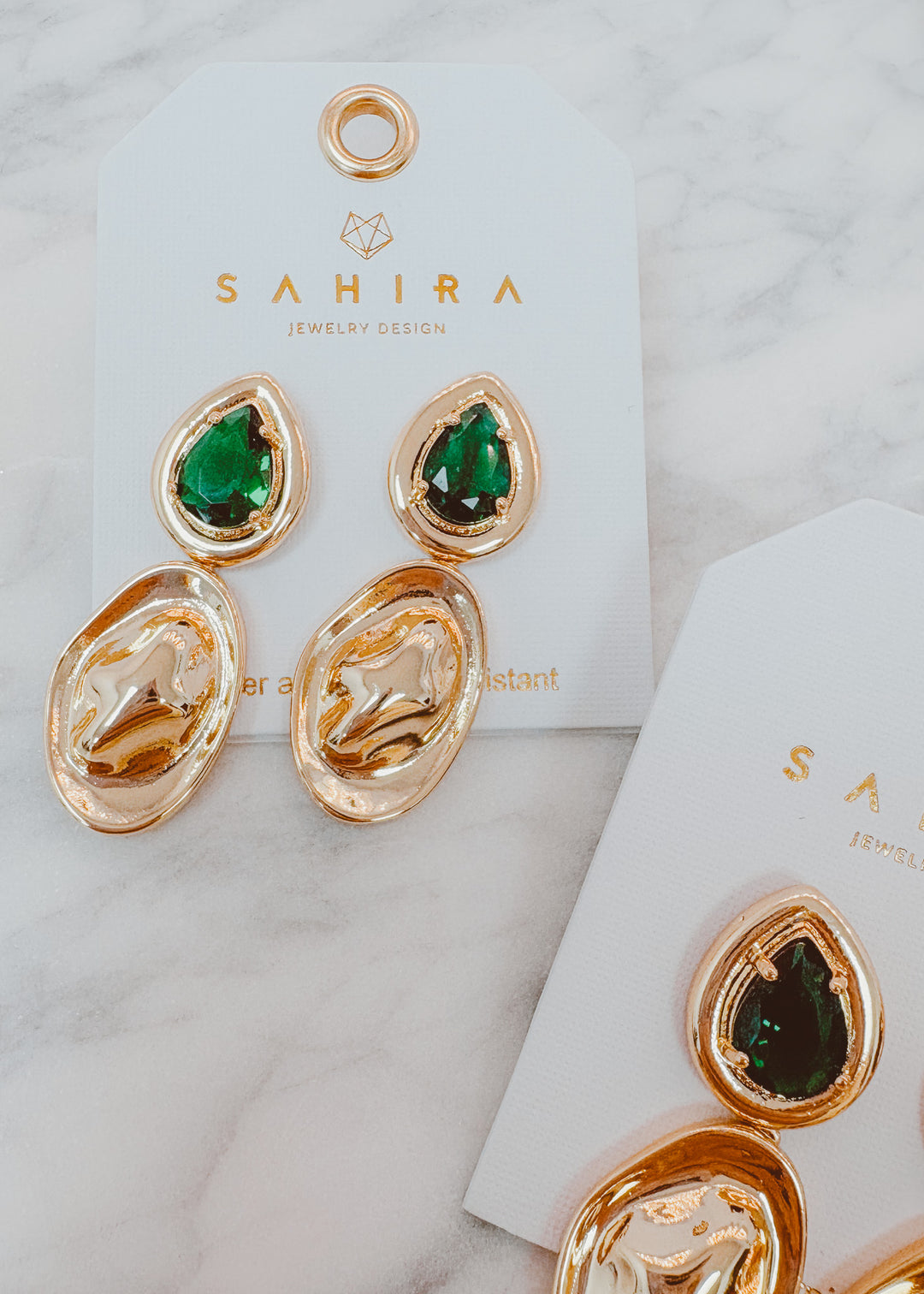 Virginia Emerald Drop Earring