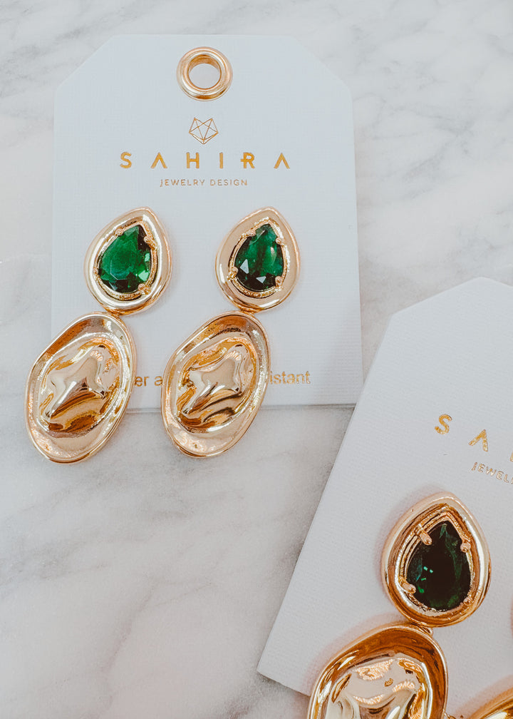 Virginia Emerald Drop Earring