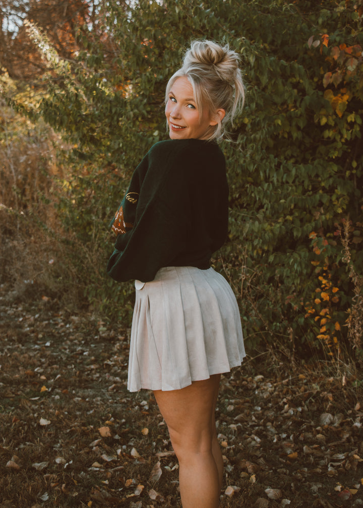 Sugar Cookie Pleated Skort