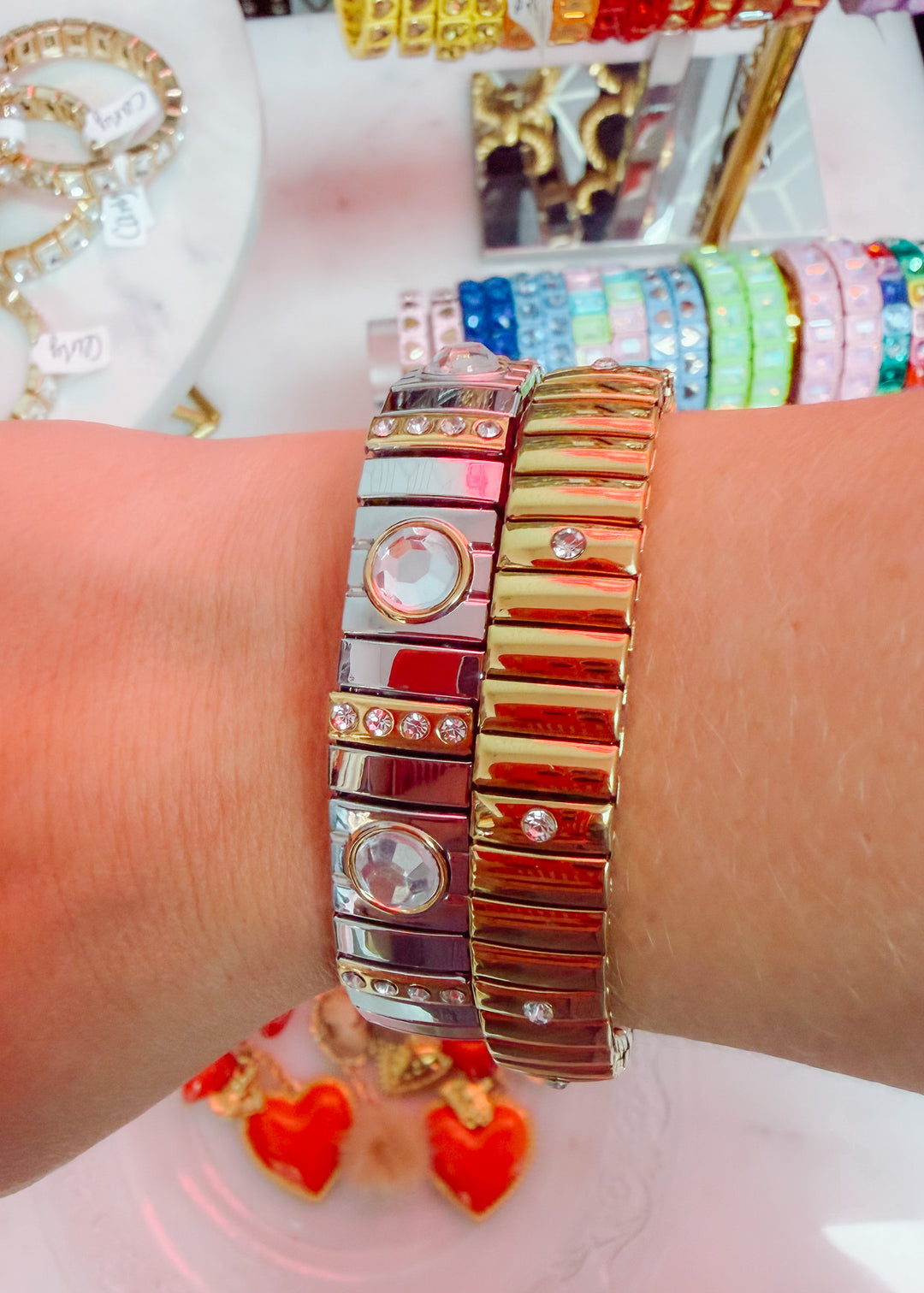 Rizzo Two-Tone Stretch Bracelet