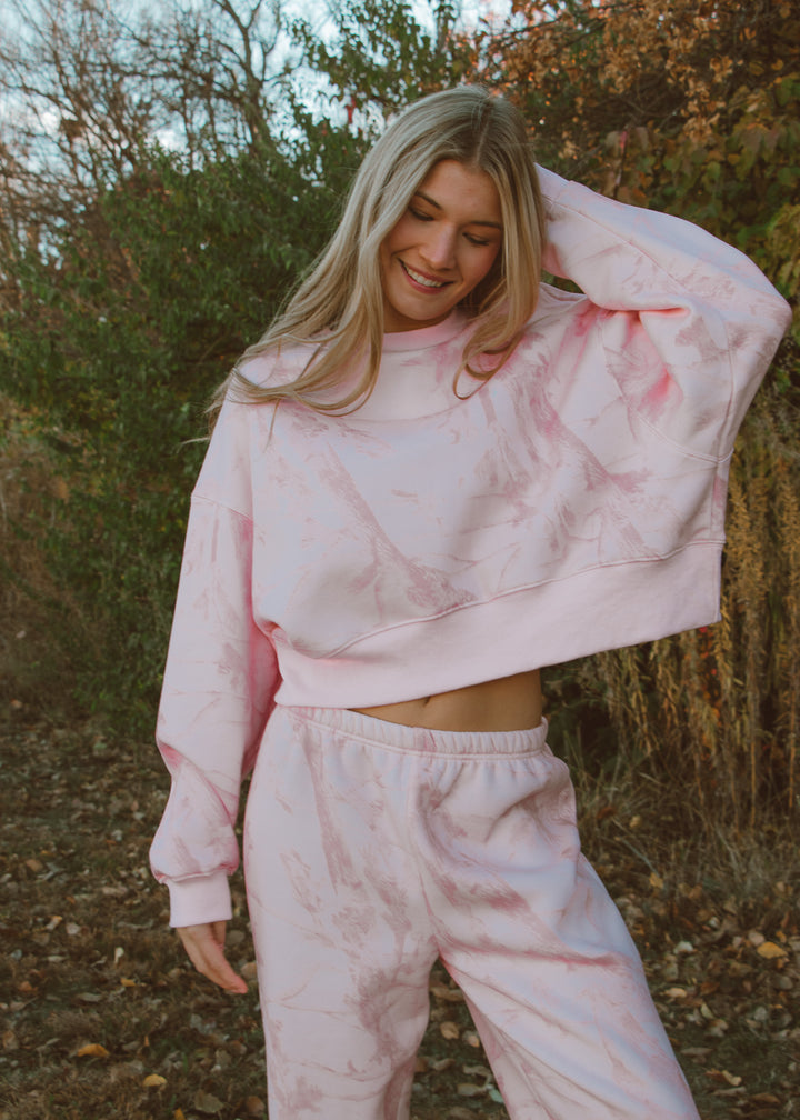 Bubblegum Camo Sweatshirt