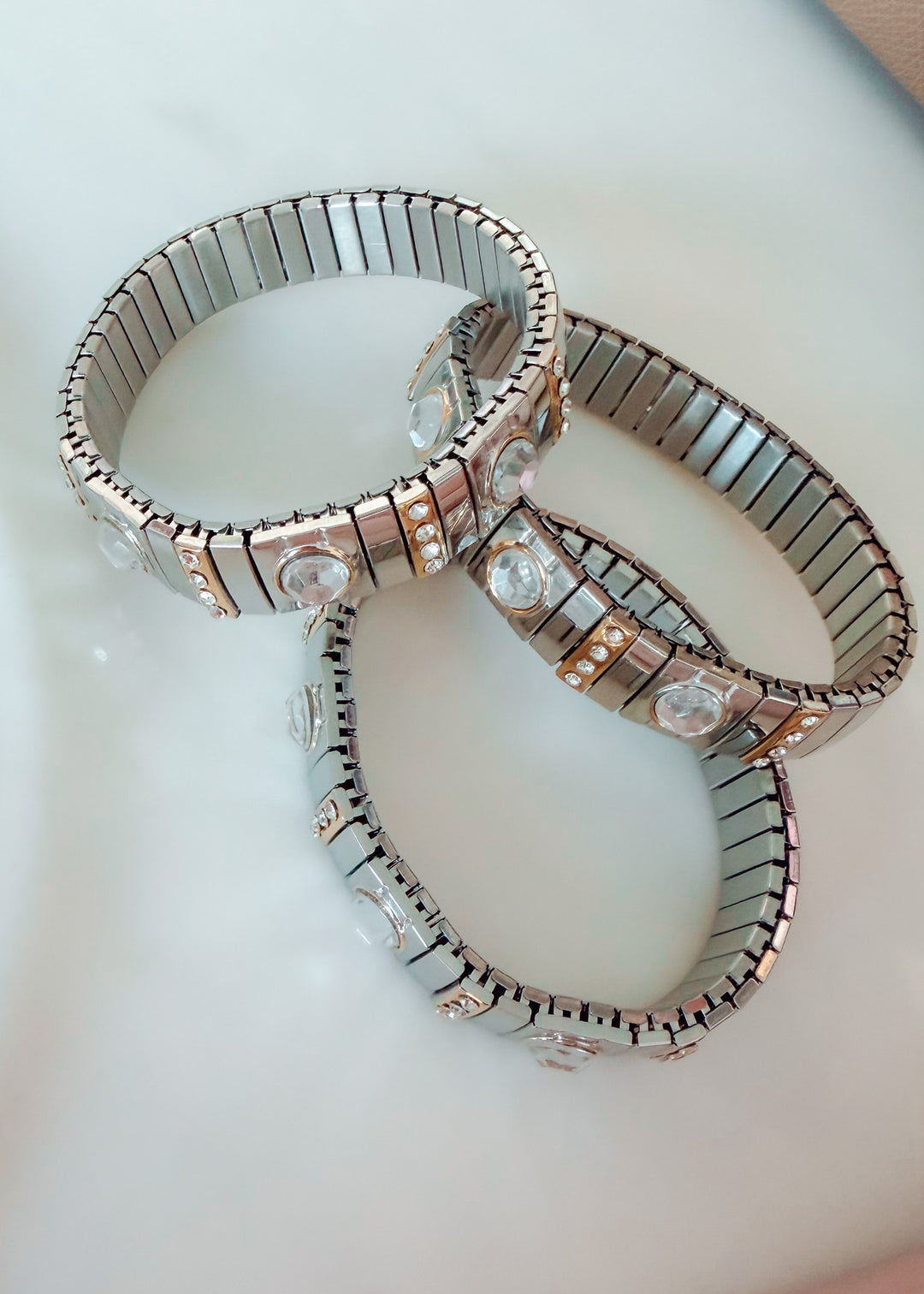 Rizzo Two-Tone Stretch Bracelet
