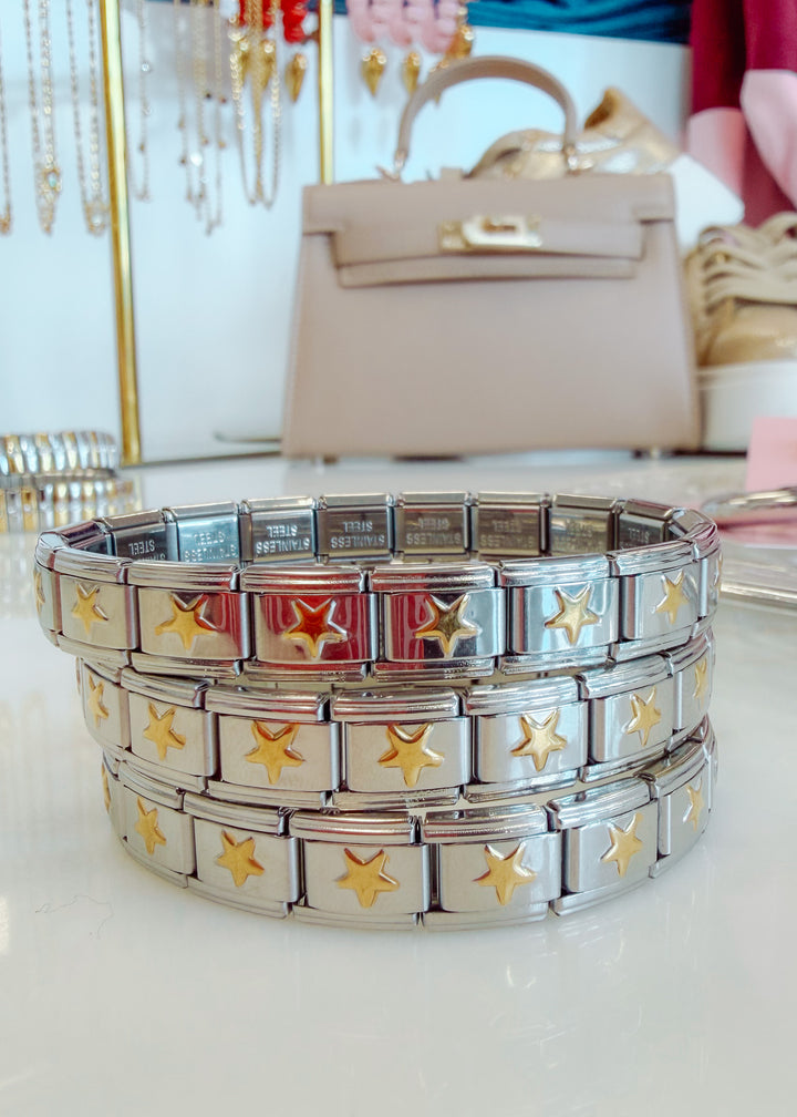 Linked Up Two-Tone Bracelet
