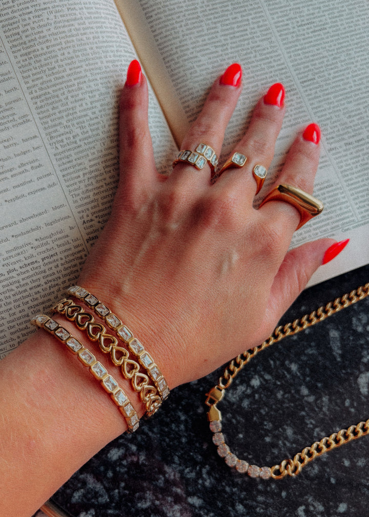 Gloria Emerald CZ Bracelet