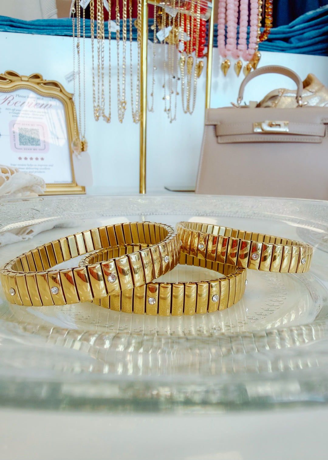 Felicity Gold Stretch Bracelet