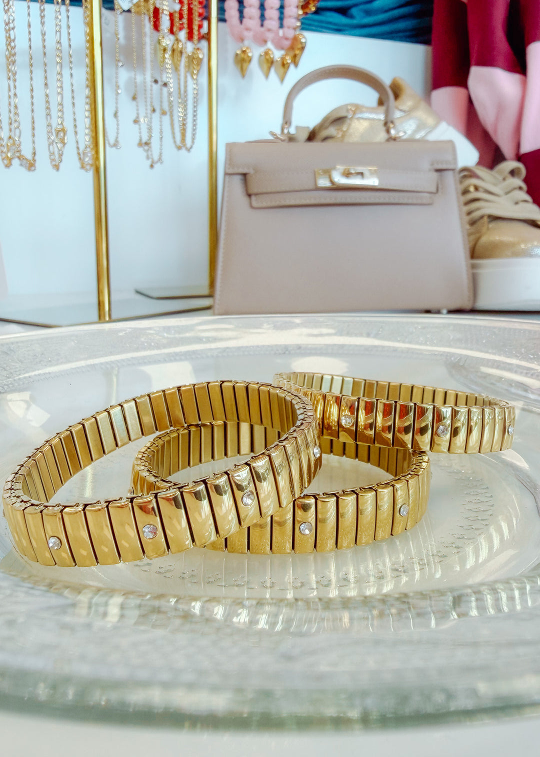 Felicity Gold Stretch Bracelet