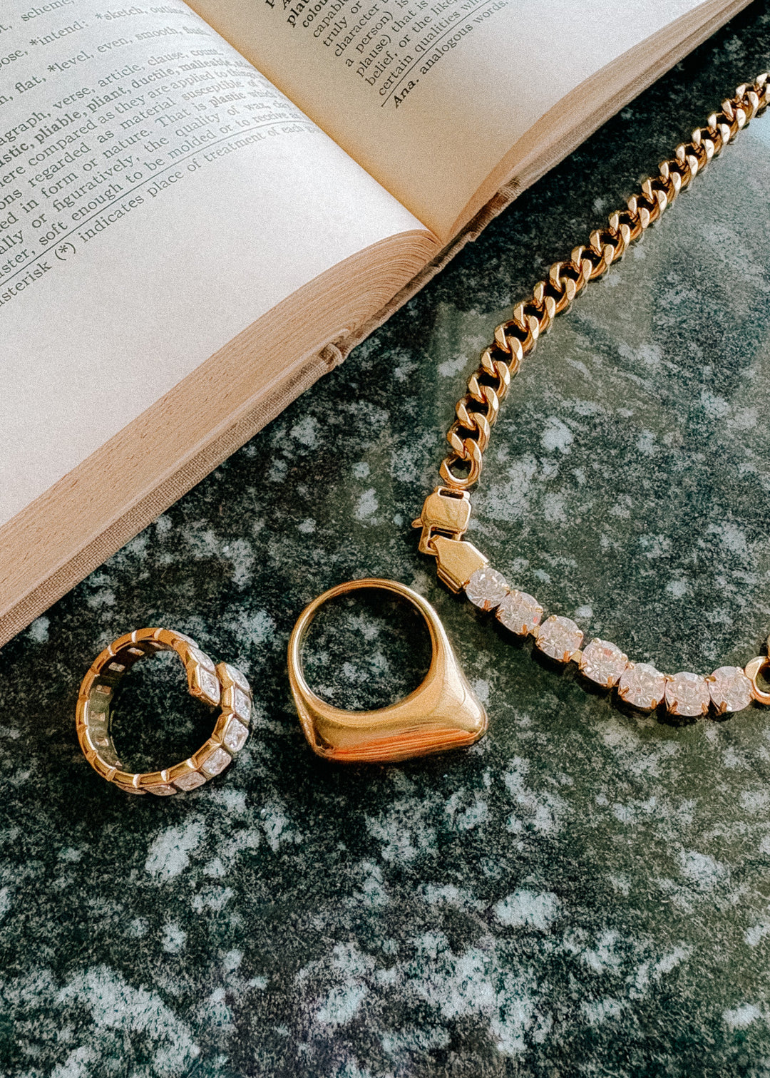 Gold Bar Ring