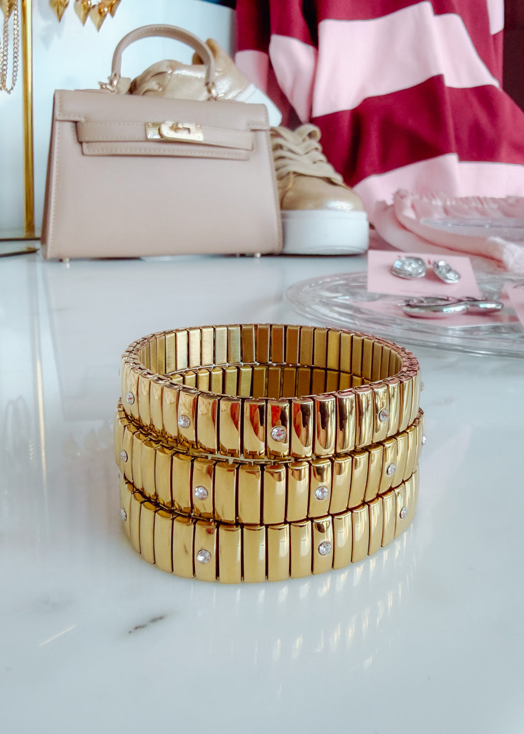 Felicity Gold Stretch Bracelet