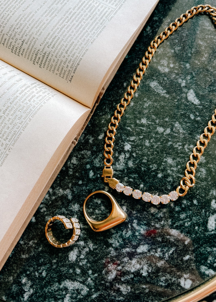 Gold Bar Ring