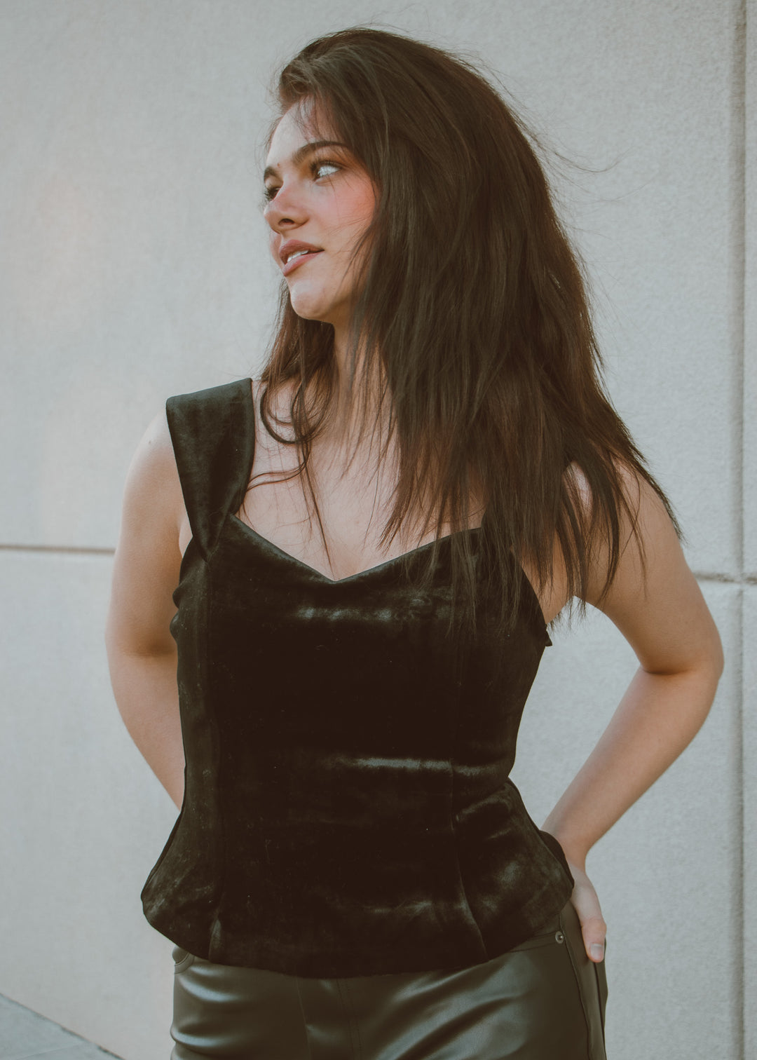 Midnight Muse Velvet Top