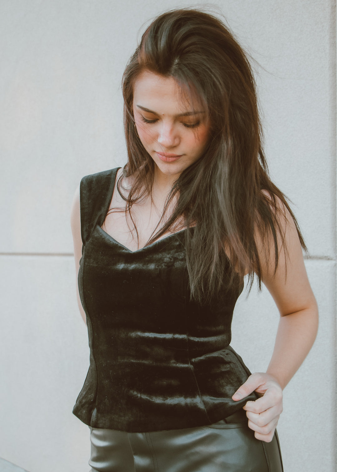 Midnight Muse Velvet Top