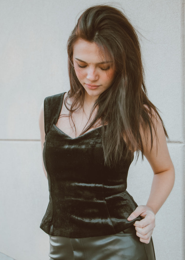 Midnight Muse Velvet Top