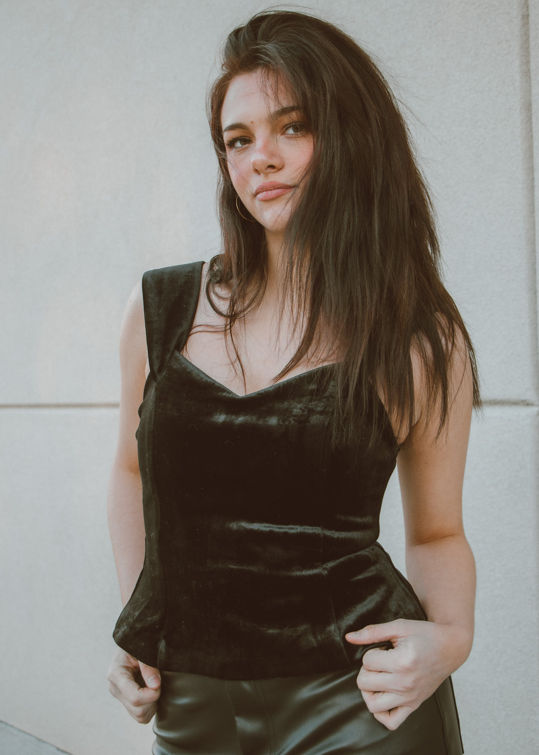 Midnight Muse Velvet Top