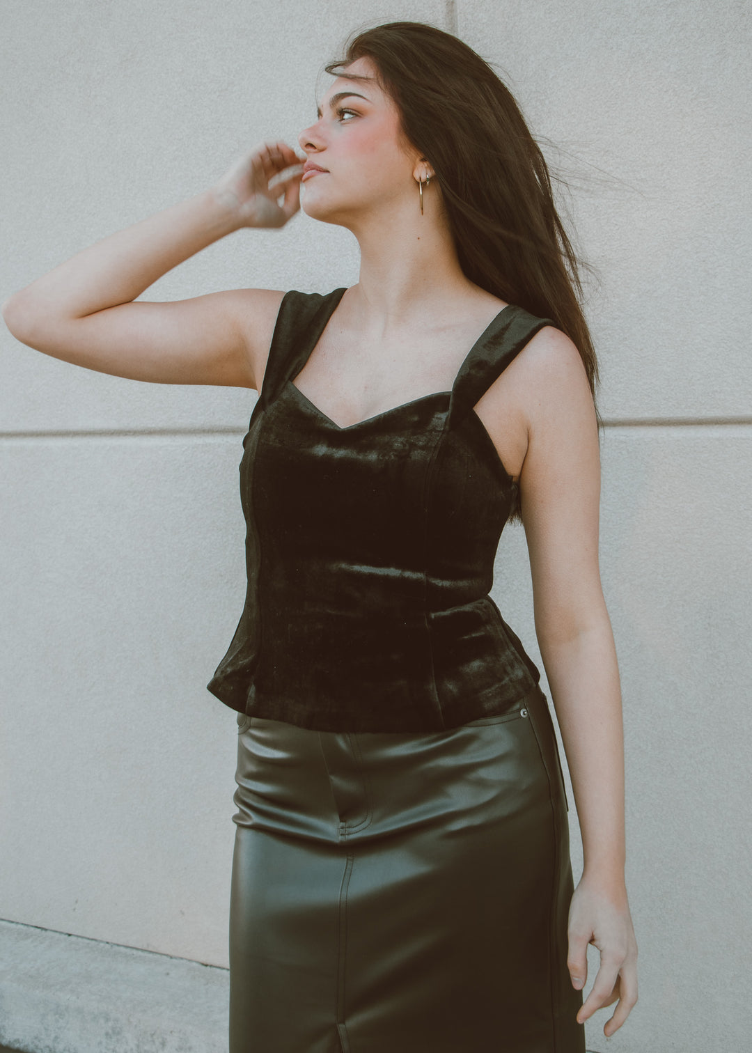 Midnight Muse Velvet Top