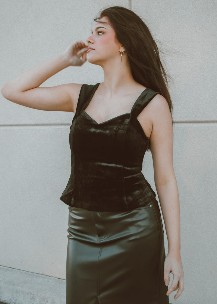 Midnight Muse Velvet Top