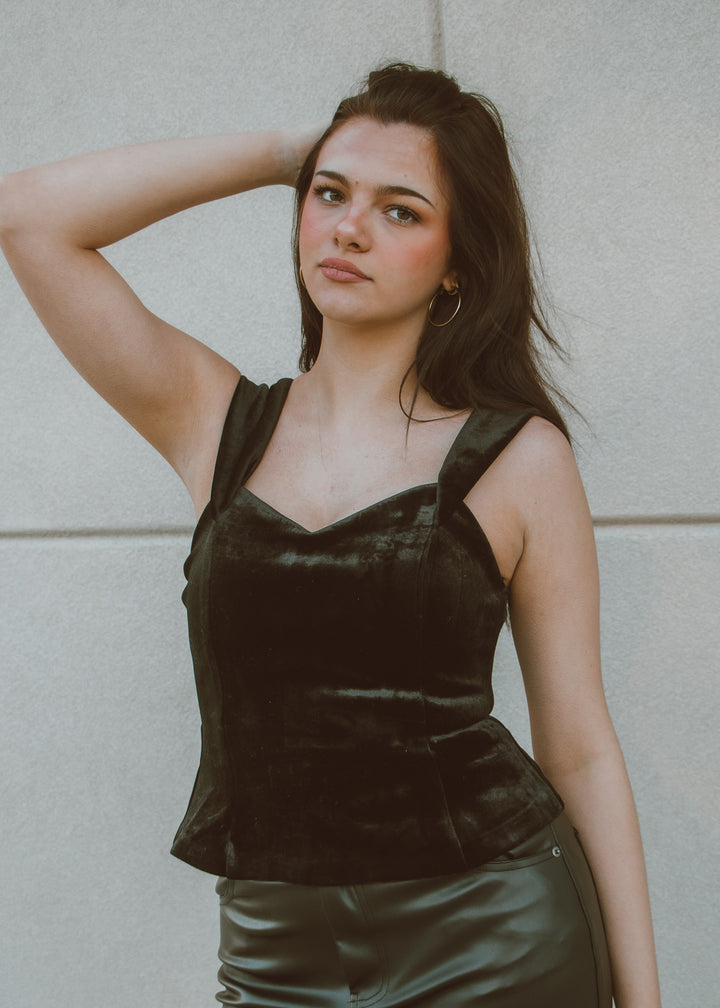 Midnight Muse Velvet Top