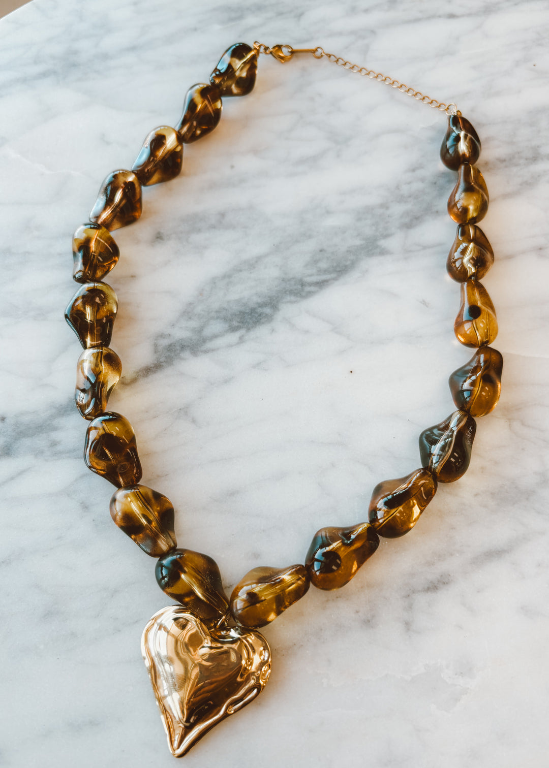 Wild Honey Heart Necklace