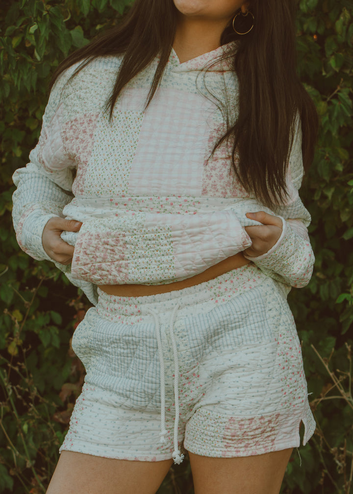 Cottage Core Quilted Shorts