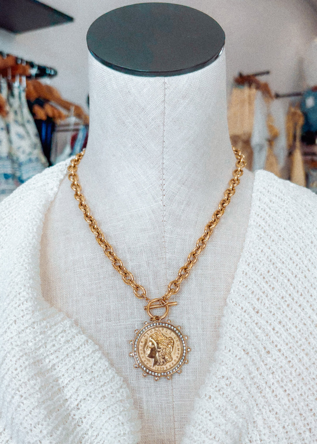 Vintage Coin Necklace