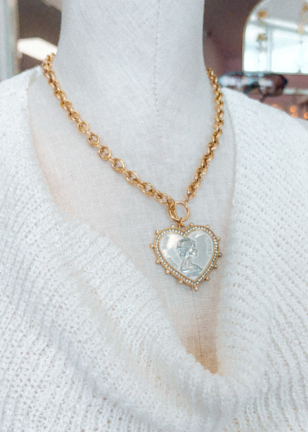 Love Each Other Coin Necklace